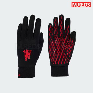 曼联官方正品阿迪达斯球队同款足球训练防滑保暖运动手套IY0438