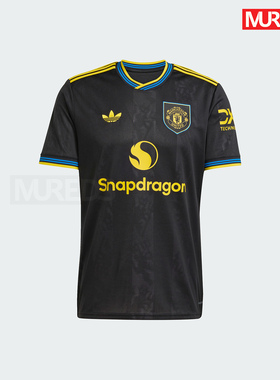 曼联官方正品阿迪达斯25-26赛季二客男子球迷版短袖球衣KD4225