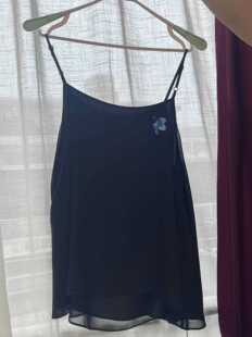 真丝刺绣印花吊带01009 朔绘