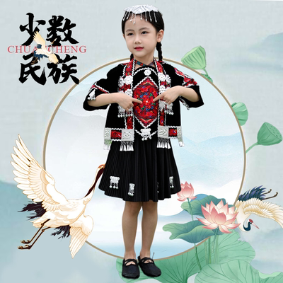 六一儿童节少数民族服装苗族瑶族侗族演出服旅拍云南写真壮族盛装