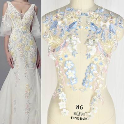 彩色婚纱同款花朵高档花仙子diy