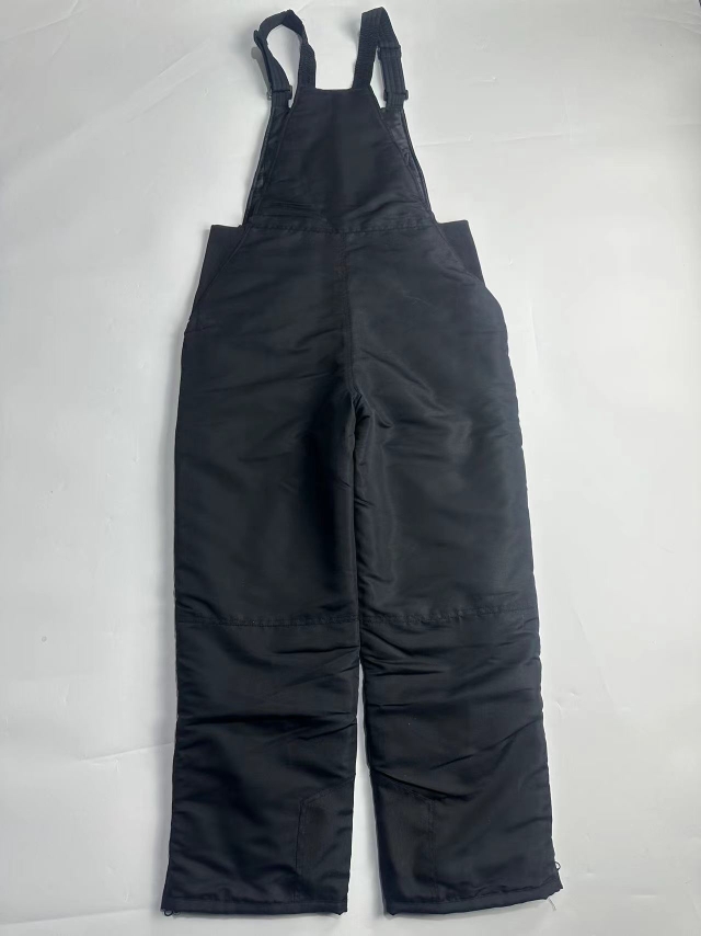 欧美单男士大码滑雪裤冬季户外防风防水冲锋裤夹棉加厚保暖背带裤