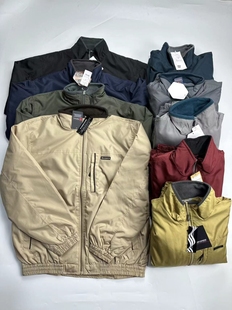 夹克美式 工装 休闲立领复古滑板运动外套 春秋加绒防风短款 日单男士