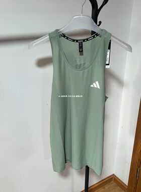阿迪达斯男跑步运动训练速干背心
