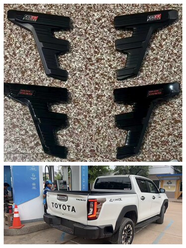 适用于2026年海拉克斯HILUX TRAVO改装GR标尾灯罩装饰框防刮框