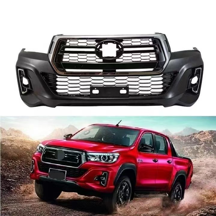15-20年海拉克斯HILUX REVO改装原车款前脸包围保险杠大灯总成