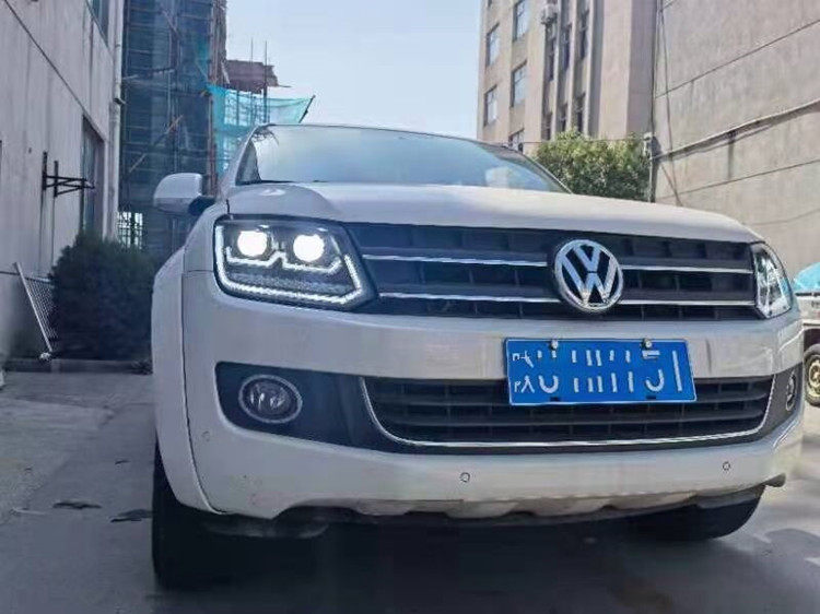 适用于08-18年大众AMAROK皮卡改装LED大灯流光转向灯日行灯总成