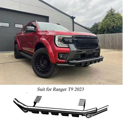 适用12-24年福特RANGER raptor撼路者皮卡改装加厚前杠竞技防撞杠