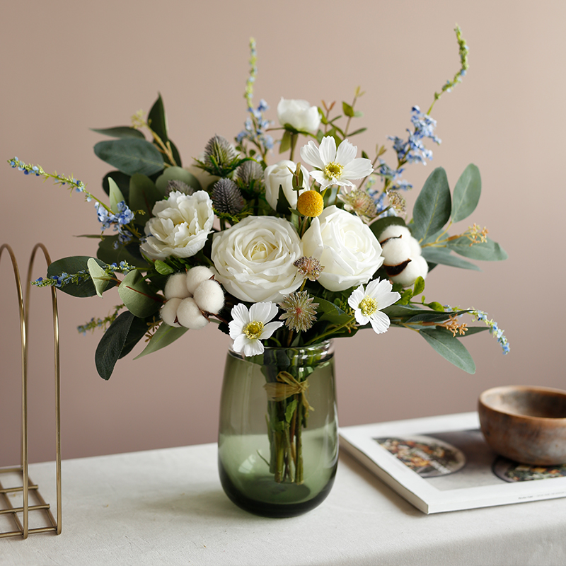 ladylike仿真花摆件可手捧花干花