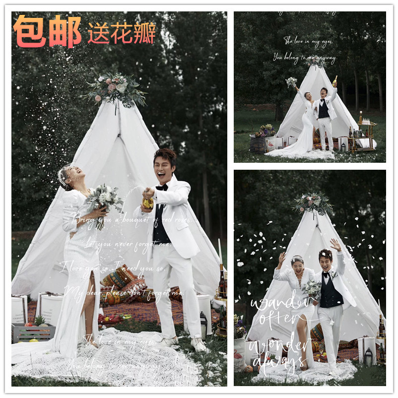 影楼婚纱摄影写真拍照帐篷外景旅拍星空夜景民族风道具土耳其套装