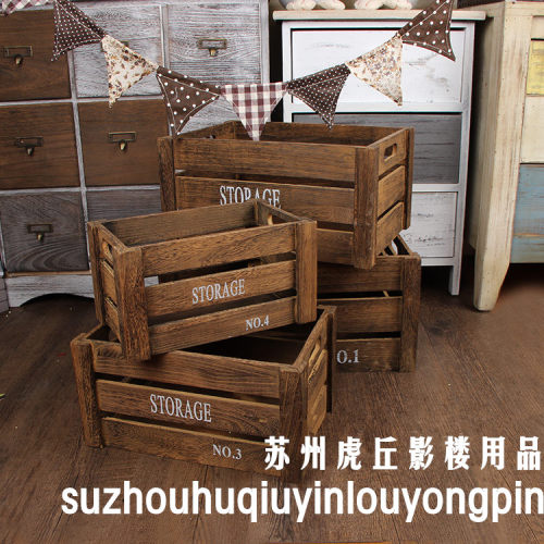 摄影道具摆件烧木色拍照用品