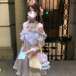 森女系原创想去海边 日系连衣裙 琉璃水镜 温柔清楚系夏季