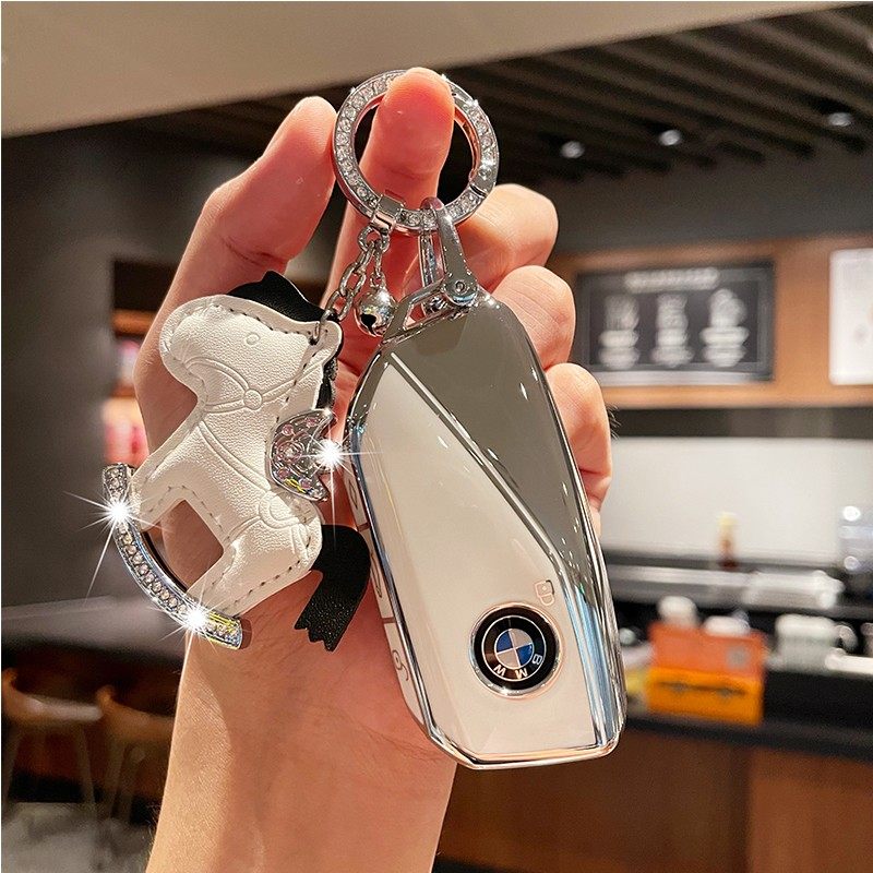 25款宝马X3车钥匙套X5新款5系7系X1/X7/X6保护壳i5/ix1/XM/ix包扣