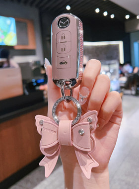 适用马自达3昂克赛拉钥匙套cx5cx4阿特兹cx30车cx3睿翼cx8扣壳6包