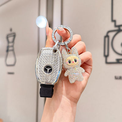 适用奔驰e300l车a200l高档钥匙套e级c级c260l壳glc300la女款GLB壳