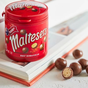 Maltesers麦提莎麦芽脆夹心巧克力球53g圆桶装 麦丽素