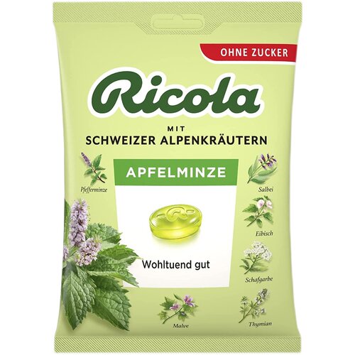 利口乐ricola瑞士进口润喉糖