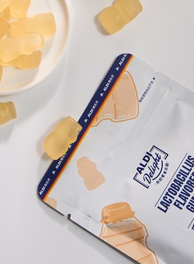 奥乐齐adli 乳酸菌风味软糖 Q萌造型带劲好掘嚼