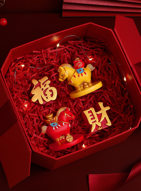 紫香凝【马上有钱摆件】手提礼袋