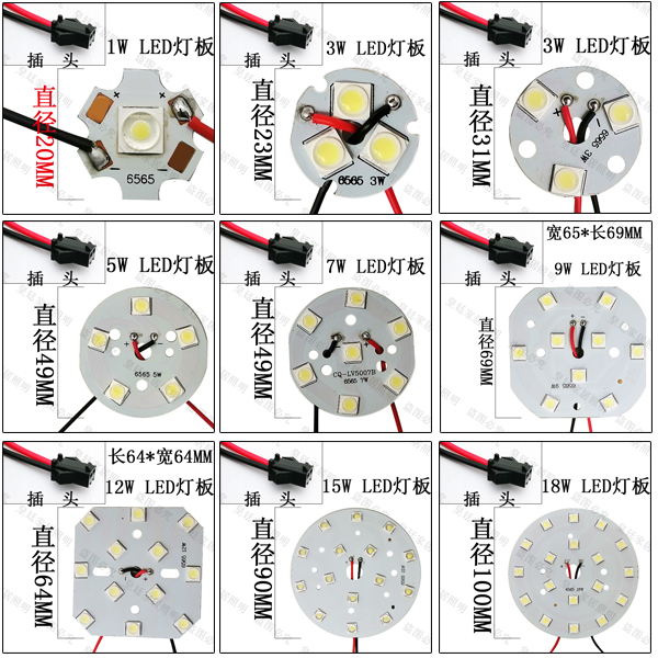 改造灯板LED灯板一级射灯光源