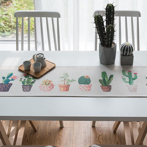 珍珠松nis风棉客厅布盖巾桌旗