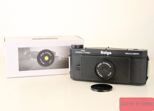 HOLGA120WPC小孔无镜头复古大中胶卷相机宽幅广角微孔原装正品