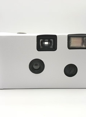 一次性傻瓜相机除碳胶卷白色牛油纸内彩盒带闪复古胶片相机入门