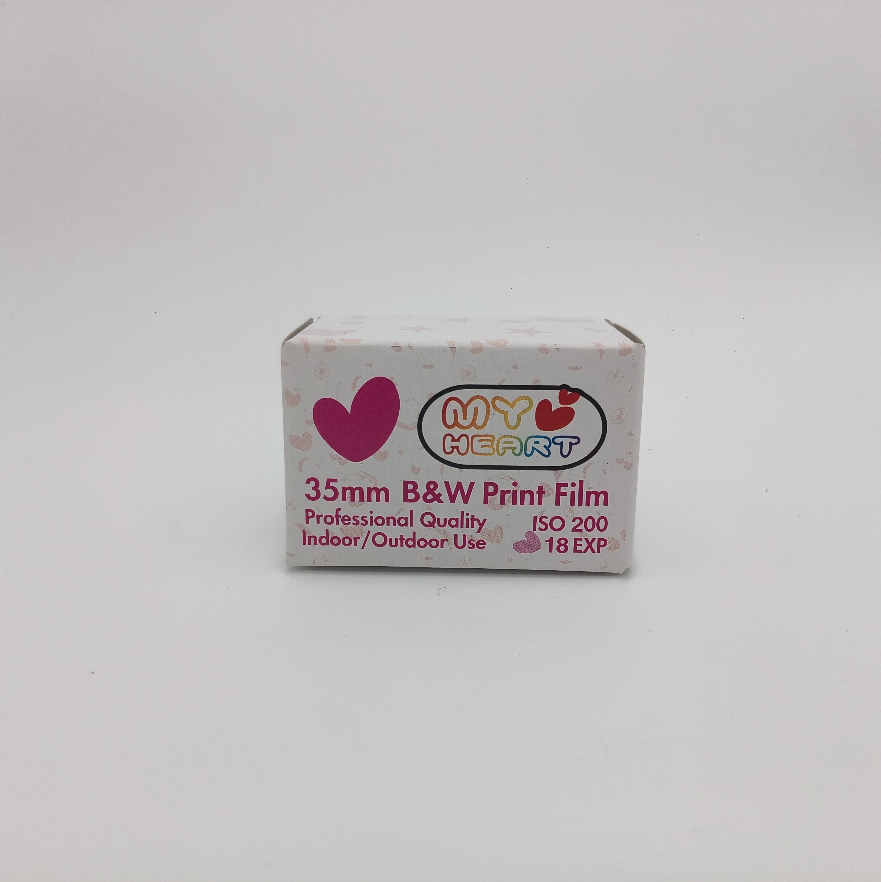 18张黑白胶卷练习卷200度防水复古照相机胶片爱心甜心135负片35mm