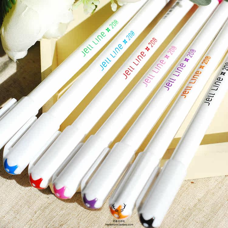 monami怀旧复古简约中性笔签字笔彩色笔学生手帐手写笔记针管笔