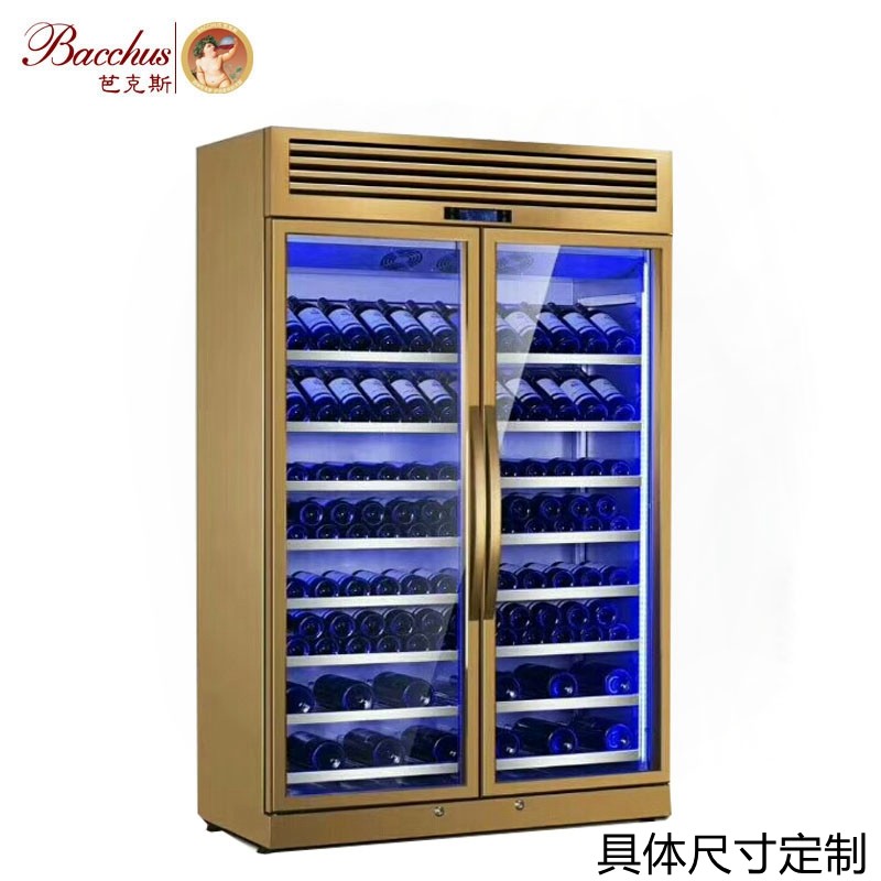 常规不锈钢酒柜餐厅会所冷藏展柜