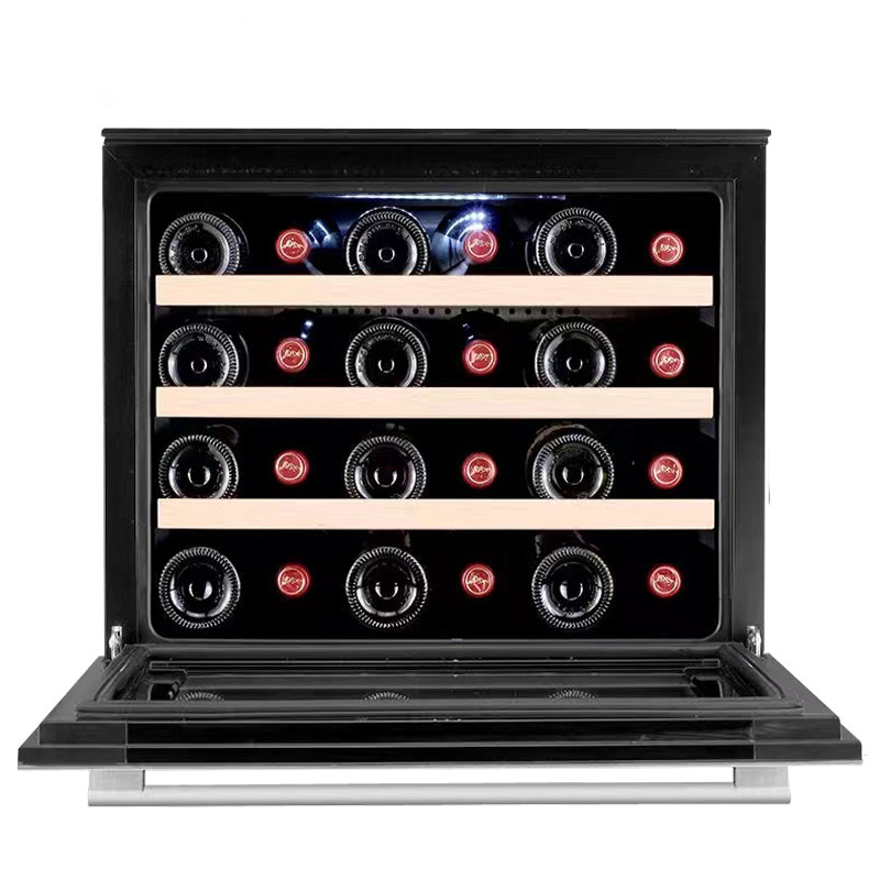 厨房吧台橱柜嵌入式恒温酒柜红酒冰箱葡萄酒焗炉式开门压缩机酒柜