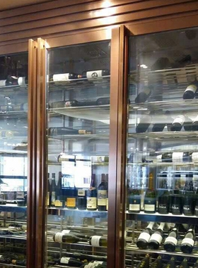 定制恒温酒窖酒柜 展示柜 实木 不锈钢酒柜 雪茄柜 展柜工程 每方