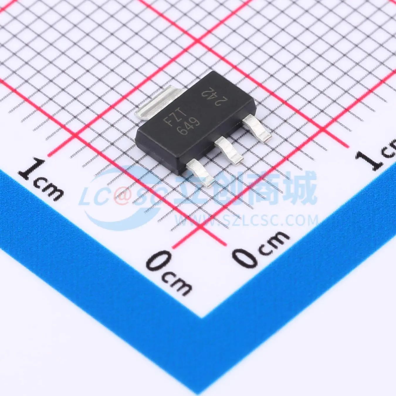 FZT649TC SOT-223 三极管(BJT) NPN 3A 25V