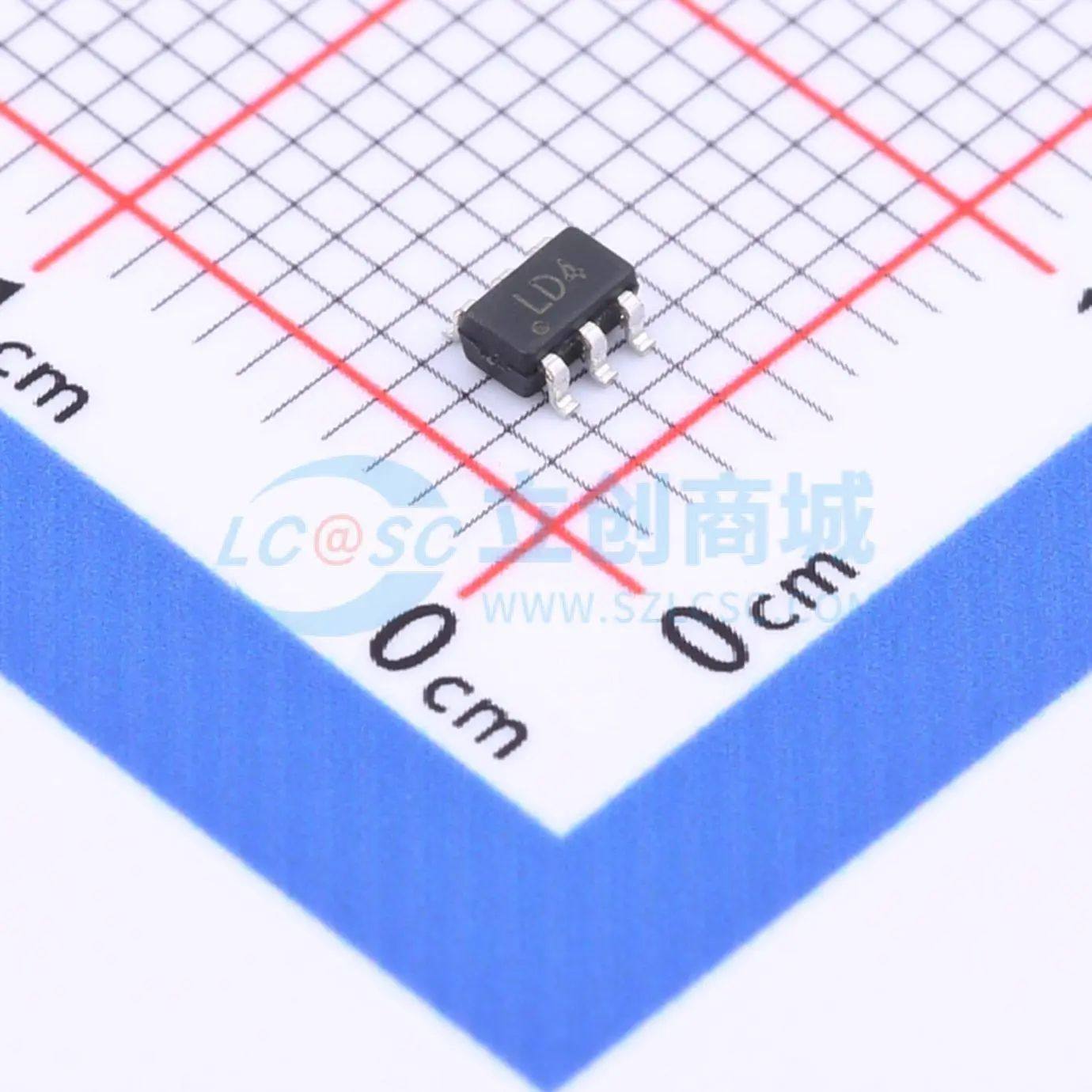 SRV05-4HTG-D SOT-23-6 静电和浪涌保护(TVS/ESD)  6V 10A