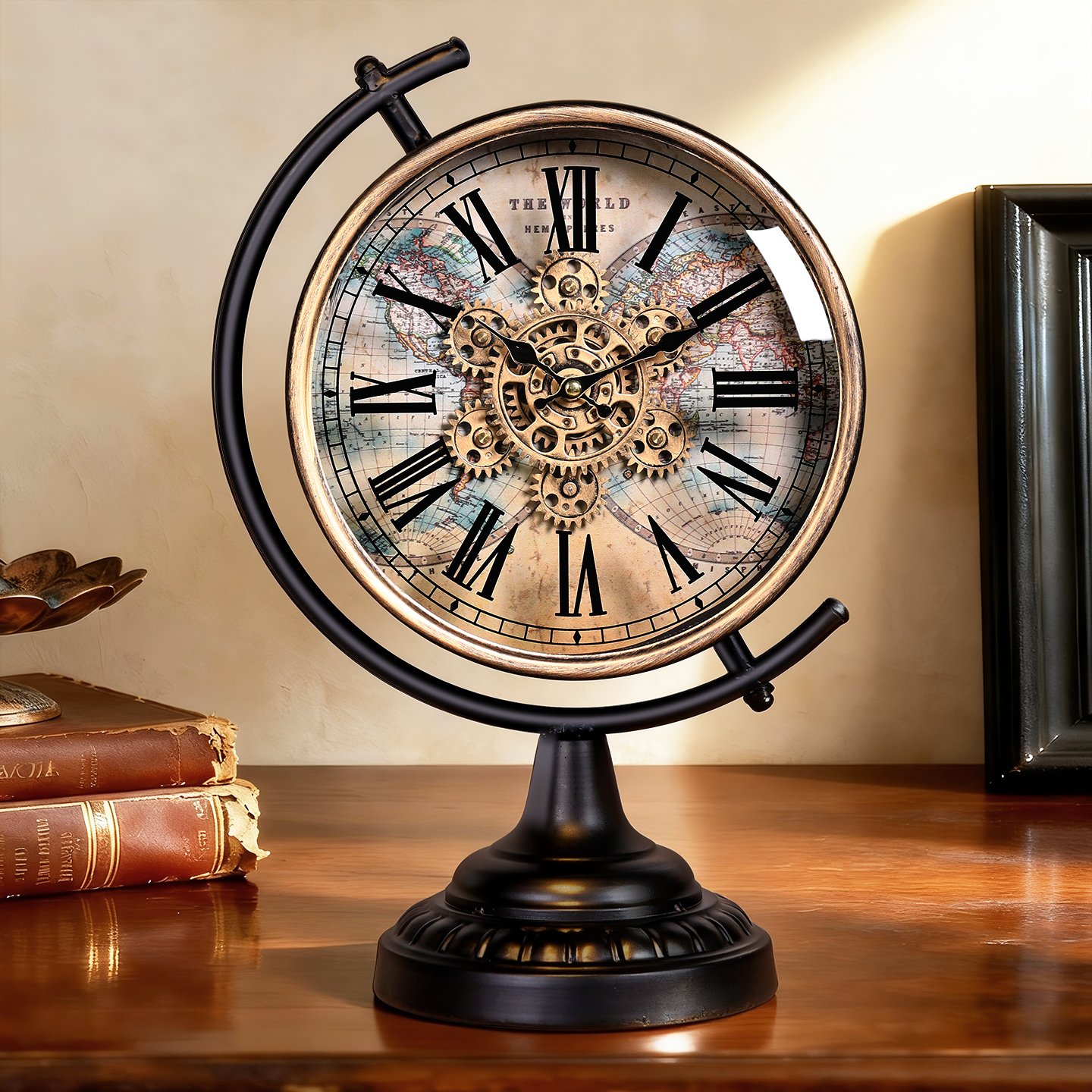 齿轮的艺术！高颜值精美座钟摆件