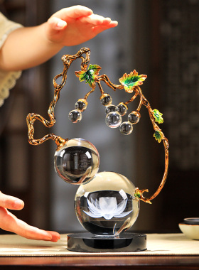 新中式葫芦轻奢摆件现代高档艺术高级大气客厅酒柜玄关电视柜乔迁