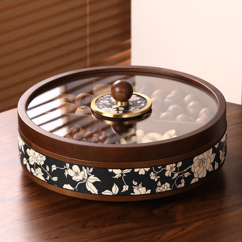 中古风果盘-实木材质精致高颜值