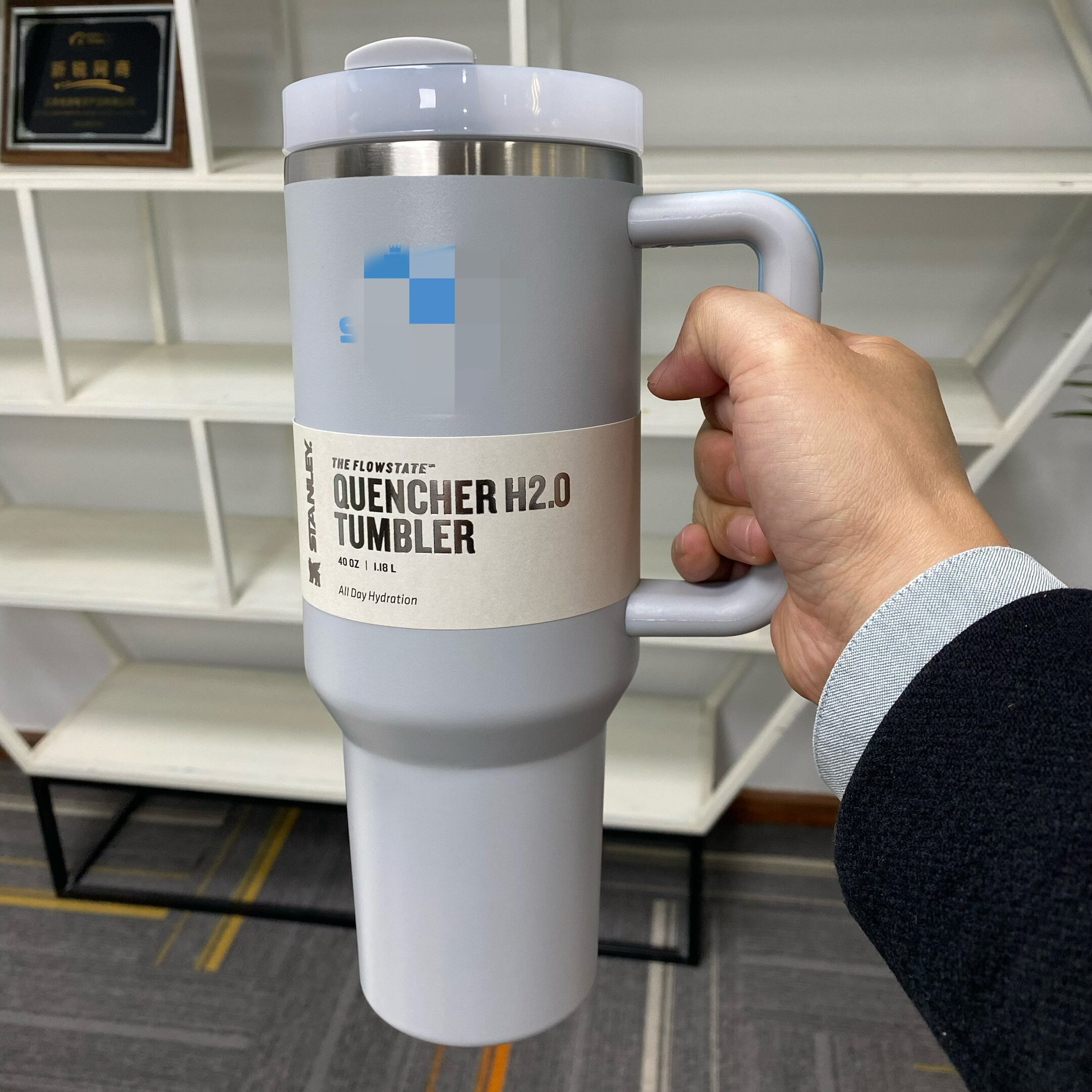 thumbnail for Foreign trade export giant straw insulation cold insulation office car stainless steel home outdoor ice cup