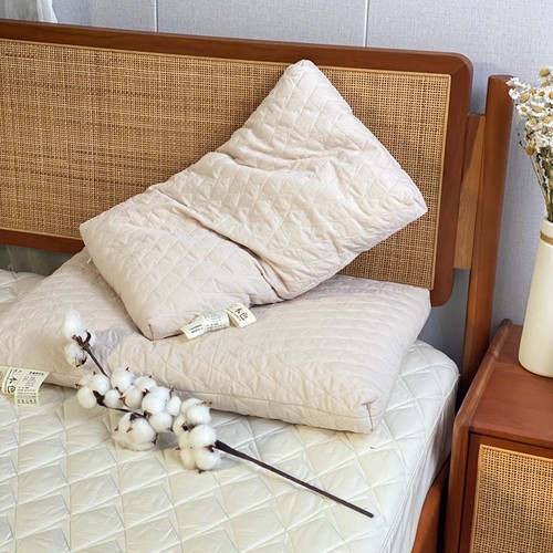 原棉绗缝棉花枕新疆棉花全棉花枕头学生棉花枕单人全棉花枕头芯