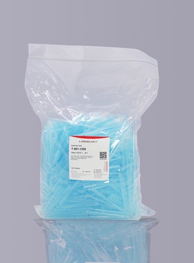 含票1250ul袋装吸头1000支/包 蓝色102.1mm 白鲨耗材T-001-1250