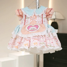 洛丽塔女童公主裙幼儿春秋裙子女宝宝萝莉塔裙儿童一岁衣服lolita