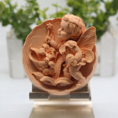 肥皂 新款 天使 巧克力模具 皂模 冰雕 香薰手工皂食品级硅胶模具