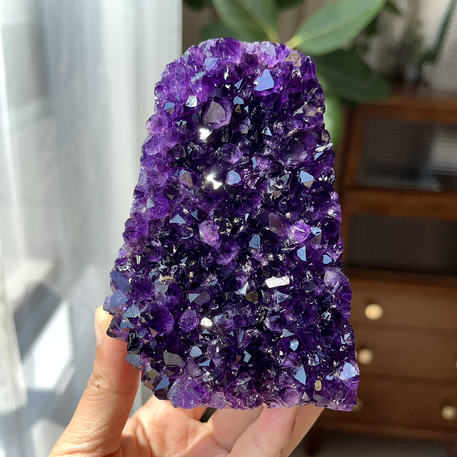 天然乌拉圭紫水晶摆件