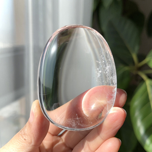 天然精品喜马白水晶把玩手握净体高频能量白水晶把玩摆件一物一图