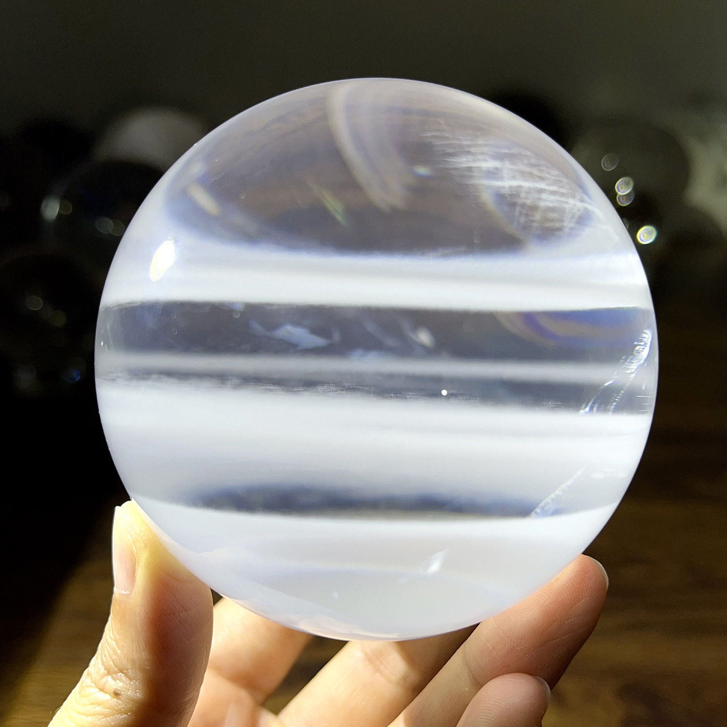 天然白幽灵兔毛千层球