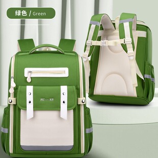 英伦风2024小学生太空减负护脊大容量防泼水书包schoolbag潮款