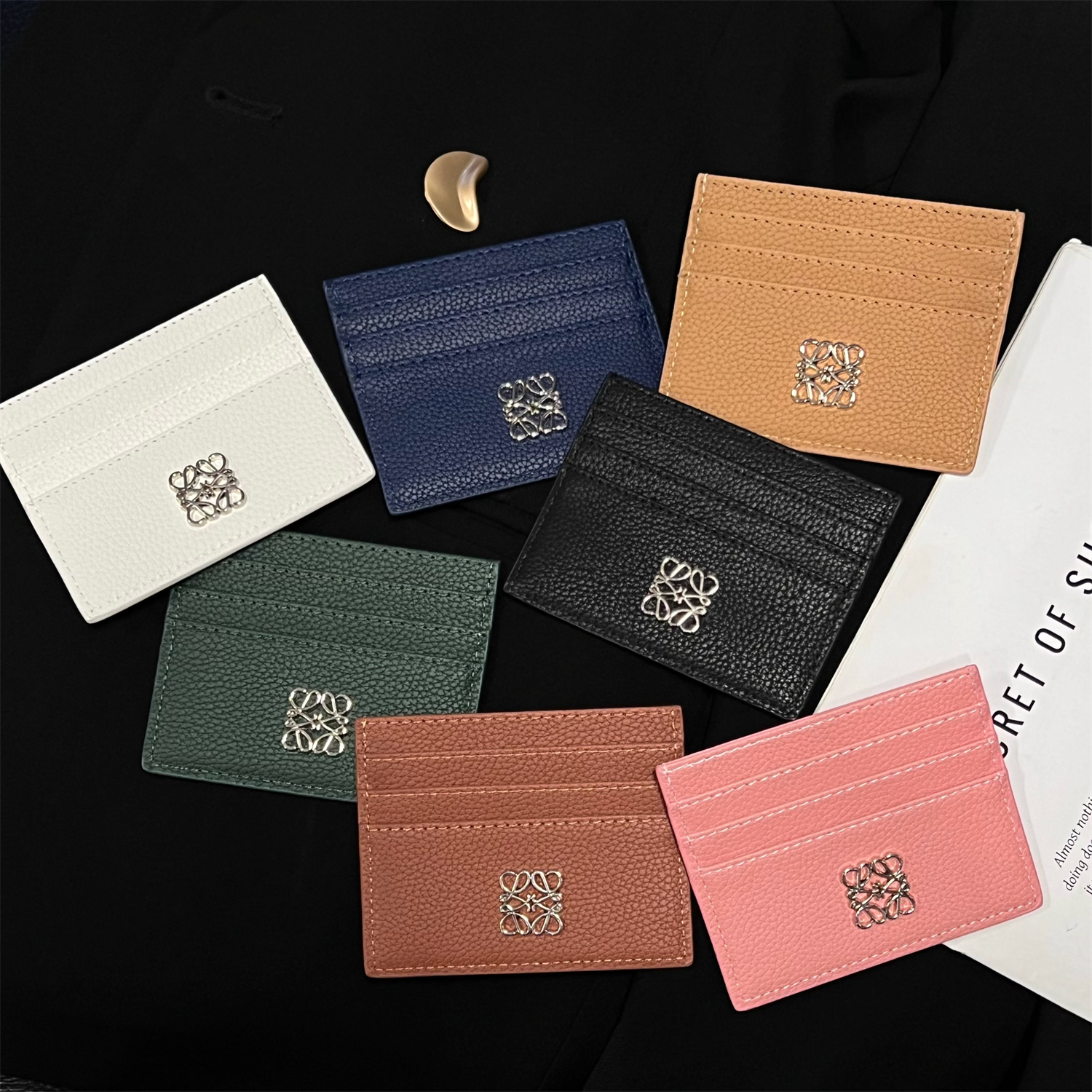 奢华潮牌LOEW零钱包高档皮质多卡槽位证件收纳包女款多功能卡夹袋