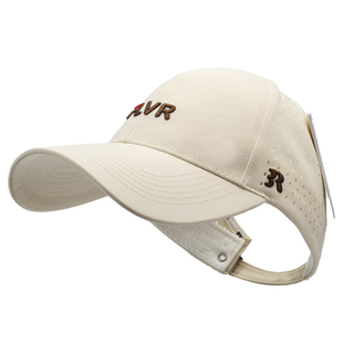 夏季帽檐加大加宽打孔可扎马尾棒球帽多巴胺女款风吹不掉遮阳鸭舌