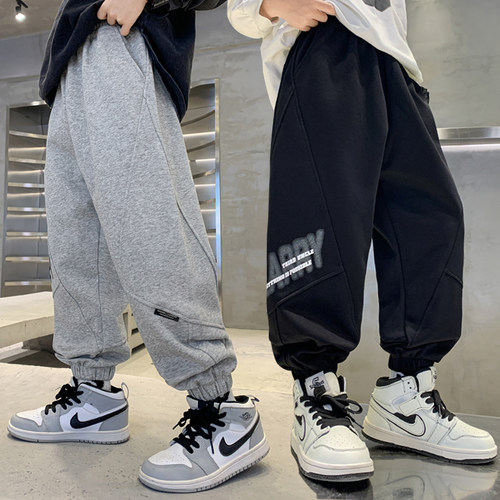 男童运动裤秋冬装2025新款儿童裤