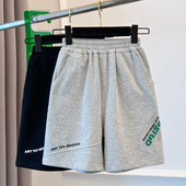帅气潮 2025新款 短裤 大男童夏装 男孩裤 薄款 夏季 运动裤 中裤 子儿童装